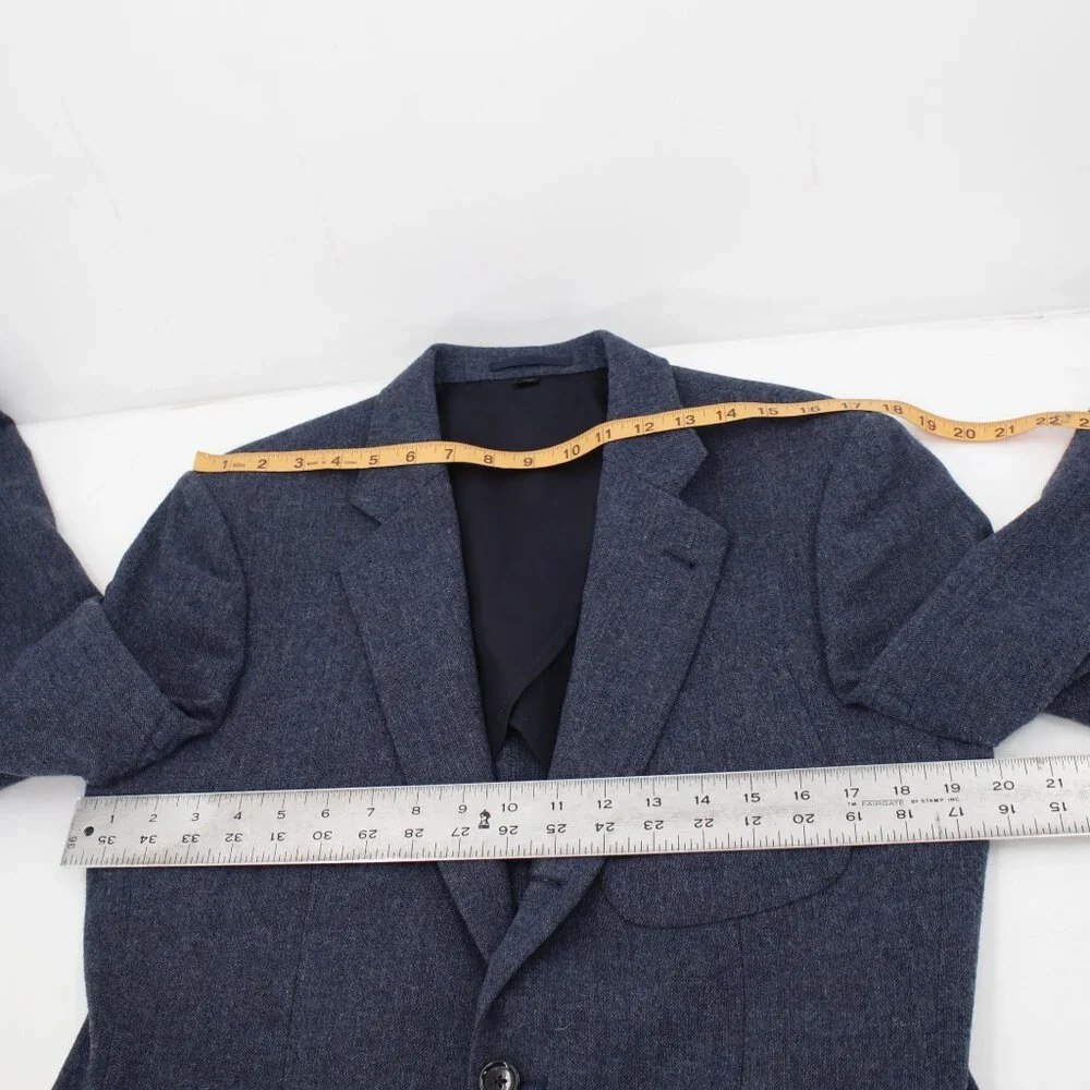 J. Crew Sport Coat Mens 38R Moon British Cloth Wool Two Button Single Breasted‎